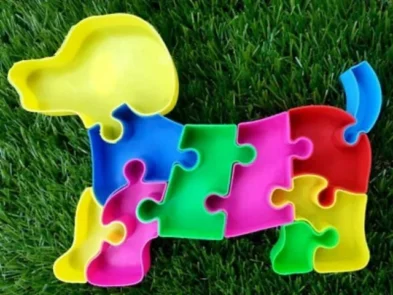 Plastic Puzzle Game Mould