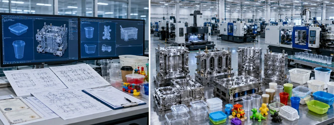 Buyer evaluating plastic injection mould designs and manufacturing capabilities.